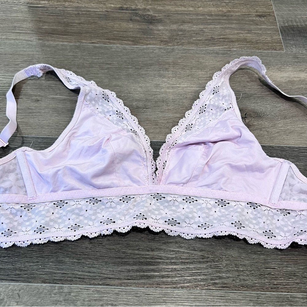 Wacoal Halo Lace Wire Free Bralette, Adjustable Straps, Size 36 - Picture 4 of 7